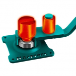 Ручной станок для гибки арматуры KRAFTOOL 10 E, острый гиб, на подшипнике - stroymarket66.ru - Ростов-на-Дону