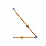 Подкос винтовой двухуровневый 4,5 м с оголовником - stroymarket66.ru - Ростов-на-Дону