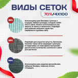 Сетка затеняющая зеленая 70% 4х100 м - stroymarket66.ru - Ростов-на-Дону