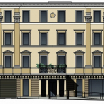 Фальшфасад сетка с изображением на строительные леса - stroymarket66.ru - Ростов-на-Дону