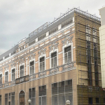 Фальшфасад сетка с изображением на строительные леса - stroymarket66.ru - Ростов-на-Дону