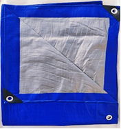 Тент Тарпаулин 180 г/м2 с люверсами   - stroymarket66.ru - Ростов-на-Дону