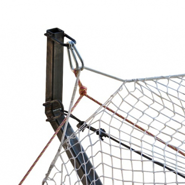 Защитно-улавливающая сетка (ЗУС) комплект кронштейн и 2 опоры с креплением - stroymarket66.ru - Ростов-на-Дону