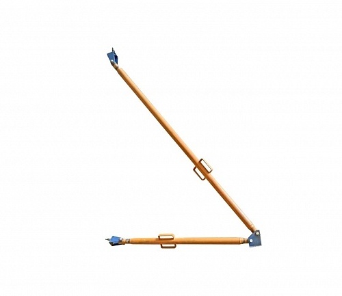 Подкос винтовой двухуровневый 4,5 м с оголовником - stroymarket66.ru - Ростов-на-Дону